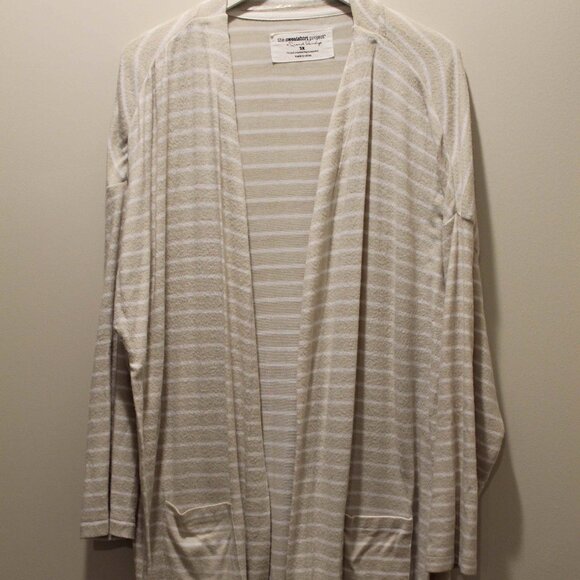 The Sweatshirt Project by French Laundry Open Fron Cardigan - Sz 3X - Picture 1 of 5
